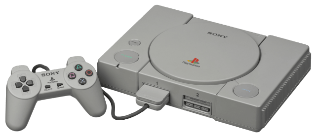 Gold PlayStation One System box art for Playstation